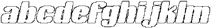 Casile Pixel Outline otf (400) FONT