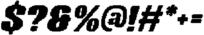 CasilePixel-Regular otf (400) Font OTHER CHARS