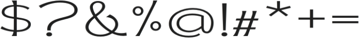 Casille Extra Light Extra Expanded otf (200) Font OTHER CHARS