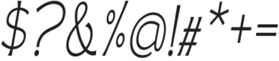 Casille Extra Light Extra Italic otf (200) Font OTHER CHARS