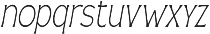 Casille Extra Light Extra Italic otf (200) Font LOWERCASE