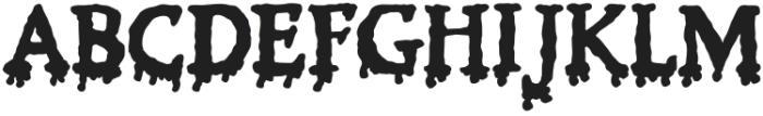 Casket Drip otf (400) Font UPPERCASE