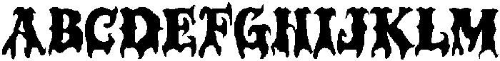 Caskford Halloween otf (400) Font UPPERCASE