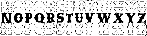 Caskford Stacked otf (400) Font UPPERCASE