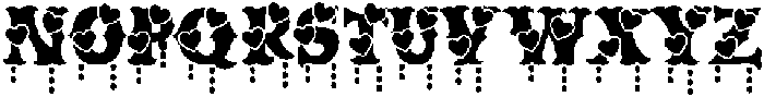 Caskford Valentine otf (400) Font UPPERCASE