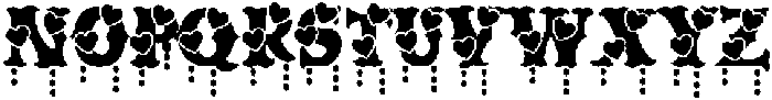 Caskford Valentine otf (400) Font LOWERCASE