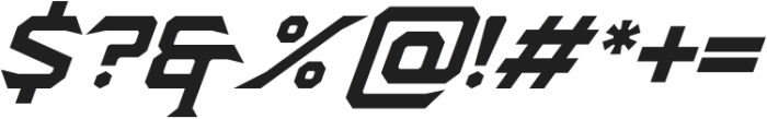 Caskier Bold-Oblique otf (700) Font OTHER CHARS