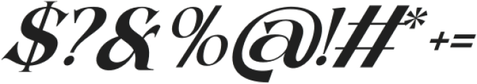 Casko Luxury Italic otf (400) Font OTHER CHARS