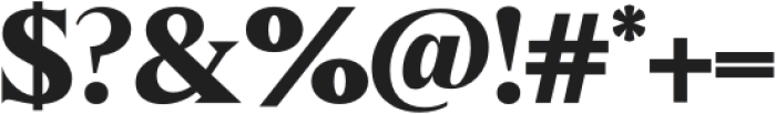 Caslon Black otf (900) Font OTHER CHARS