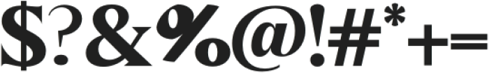 Caslon Extra Bold otf (700) Font OTHER CHARS