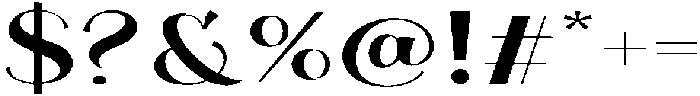 Casova otf (400) Font OTHER CHARS