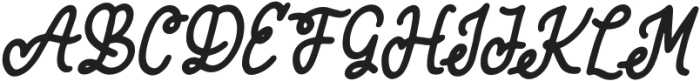 Caspian Italic otf (400) Font UPPERCASE