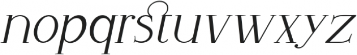 Cassano-Italic otf (400) Font LOWERCASE