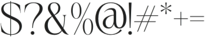 Casselin otf (400) Font OTHER CHARS