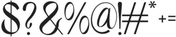 Cassline Regular otf (400) Font OTHER CHARS