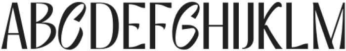 Cassline Regular otf (400) Font UPPERCASE