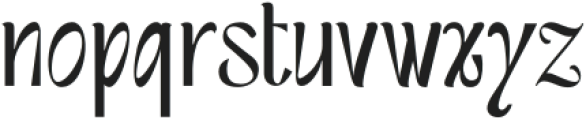 Cassline Regular otf (400) Font LOWERCASE