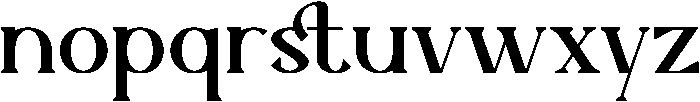 Cassovia otf (400) Font LOWERCASE