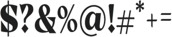 Casta Black Condensed otf (900) Font OTHER CHARS