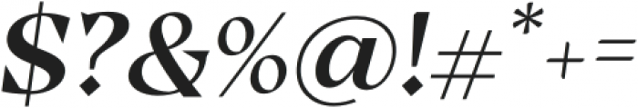 Casta Semi Bold Slanted otf (600) Font OTHER CHARS