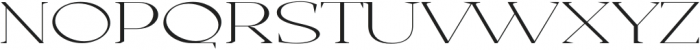 Casta Thin Expanded otf (100) Font UPPERCASE