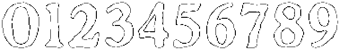 Castemire Circular Outline otf (400) Font OTHER CHARS
