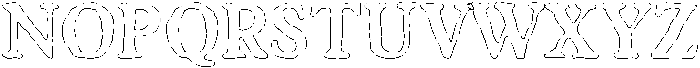 Castemire Circular Outline otf (400) Font UPPERCASE
