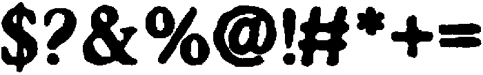 Castemire Rounded Eroded otf (400) Font OTHER CHARS