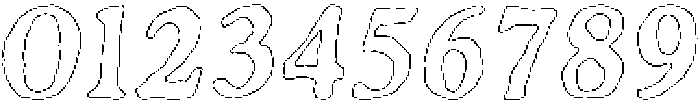 Castemire Rounded Outline Italic otf (400) Font OTHER CHARS