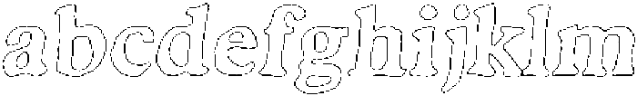 Castemire Rounded Outline Italic otf (400) FONT