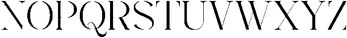 Caster Regular otf (400) Font UPPERCASE