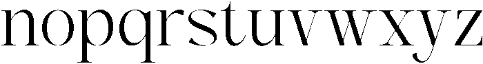 Caster Regular otf (400) Font LOWERCASE