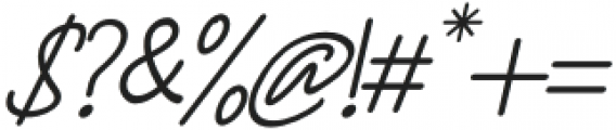 Castila Signature Italic otf (400) Font OTHER CHARS