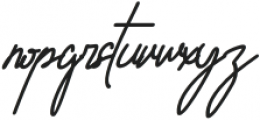 Castila Signature Italic otf (400) Font LOWERCASE