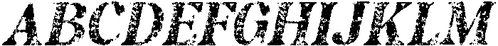 Castio Stamp Italic otf (400) Font UPPERCASE