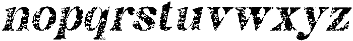 Castio Stamp Italic otf (400) Font LOWERCASE