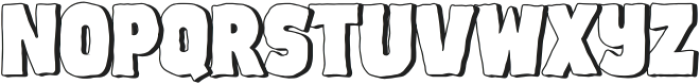 CastlesignExtrude-Regular otf (400) Font LOWERCASE
