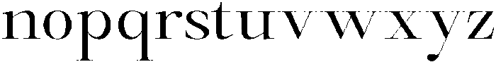 Castlon Expanded otf (400) Font LOWERCASE
