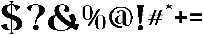 Castre Extra Bold otf (700) Font OTHER CHARS