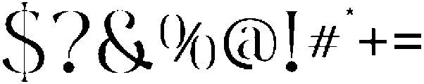 Castre Extra Light otf (200) Font OTHER CHARS