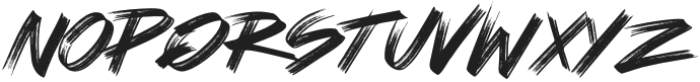 Casual Brush Regular otf (400) Font UPPERCASE