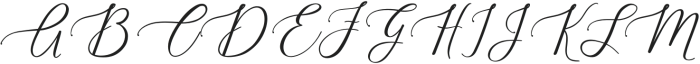 Casual Elegance Regular otf (400) Font UPPERCASE