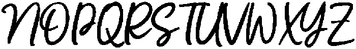 Casual Flow Regular otf (400) Font UPPERCASE