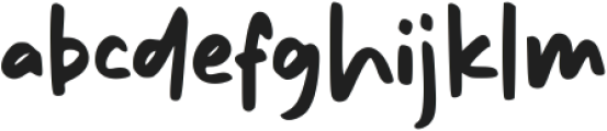 Casual Sketchy otf (400) Font LOWERCASE