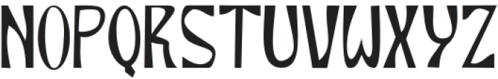 Casuality Regular otf (400) Font UPPERCASE