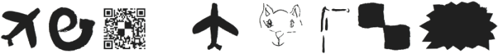 Cat Finger Left-Icons otf (400) Font OTHER CHARS