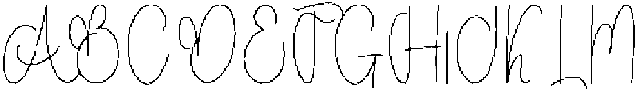 Catalina Handmade Regular otf (400) Font UPPERCASE