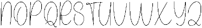 Catalina Handmade Regular otf (400) Font UPPERCASE