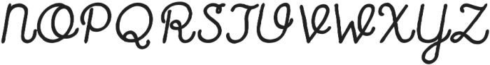 Catalina Script Bold Italic otf (700) Font UPPERCASE