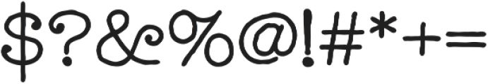 Catalina Typewriter ttf (400) Font OTHER CHARS